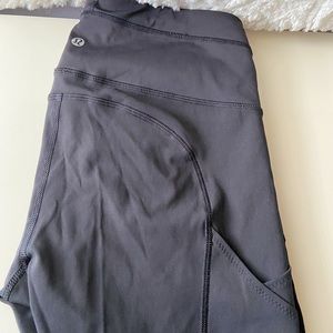 Lululemon Wunder Under/Mesh Cropped Leggings